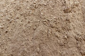 Construction river sand closeup as a background.