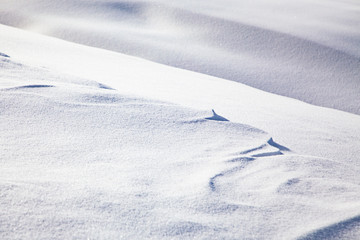 abstract shapes in the snow christmas background