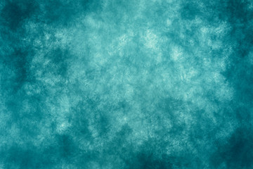 Abstract blue green background . Painted paper , canvas , wall . Grunge texture