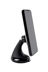 Smartphone on car holder