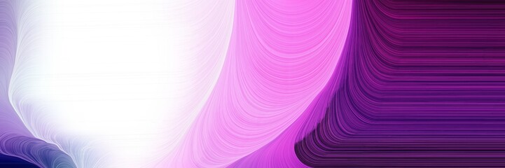 elegant curvy swirl waves background design with very dark violet, pastel pink and dark magenta color