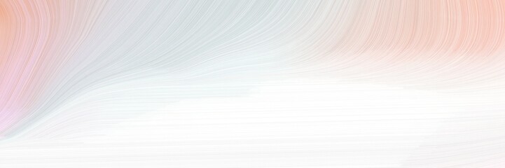 elegant curvy swirl waves background design with linen, white smoke and baby pink color