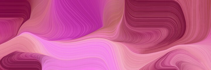 modern soft swirl waves background design with mulberry , dark pink and violet color