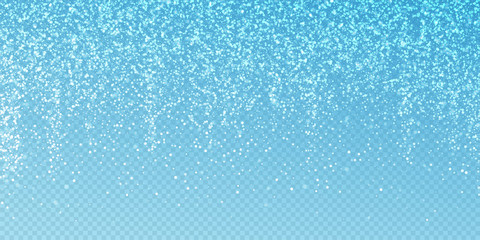 Magic stars Christmas background. Subtle flying sn