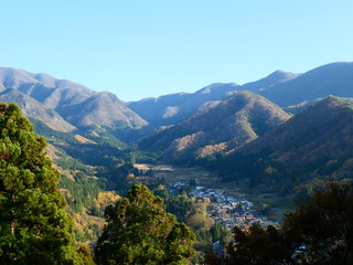 山の頂上からの眺め