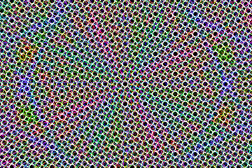 An abstract blurry circle pattern background image.