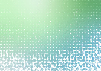 White dots on abstract blur gradient background