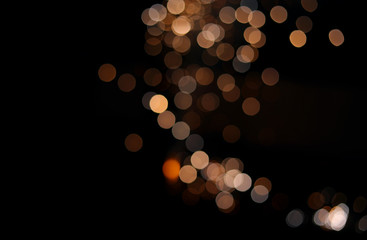 Abstract bokeh background. celebrating new year and Christmas and Diwali