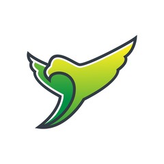 flying eagle design vector premium