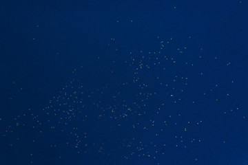 Bright blue glitter background for copy space perfect for Christmas and new year lettering and text