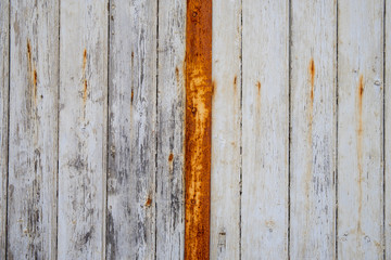 detail of old wooden gate