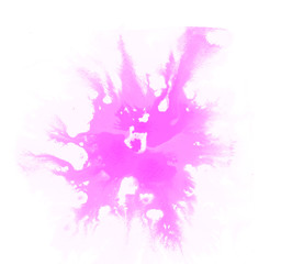 Abstract background with pink brush of blots