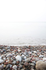 Pebbles on the beach