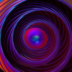 Geometric background. 3d illustration, 3d rendering.