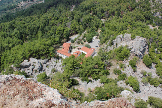 Holy Monastery of  Saint Dimitrios in Zalongo or Zalogo Preveza Greece