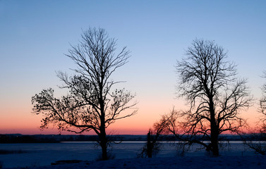 An Evening on a Frozen Lake
