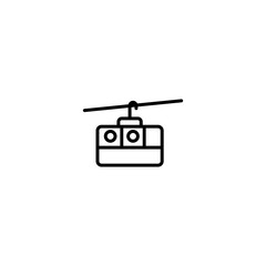ski lift icon vector illustration