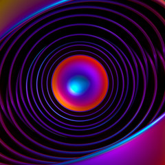 Geometric background. 3d illustration, 3d rendering.