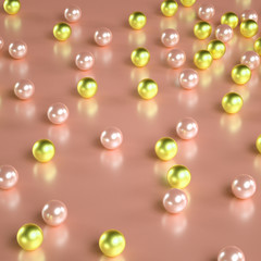 Elegant minimal background. 3d illustration, 3d rendering.