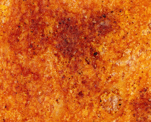Brown bread crust as an abstract background
