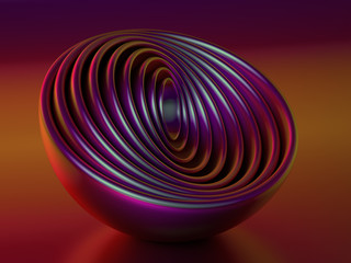 Geometric background. 3d illustration, 3d rendering.