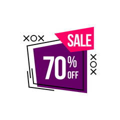 Mega sale special offer. Sale banner template design.