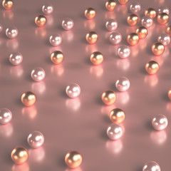 Elegant minimal background. 3d illustration, 3d rendering.