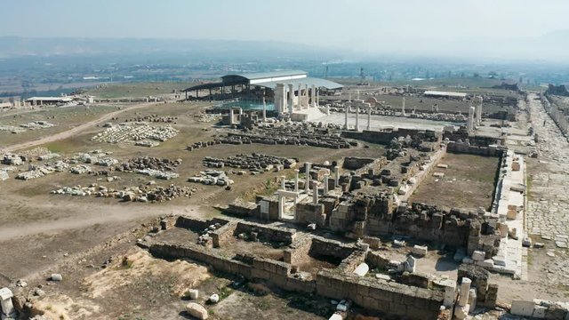 The ancient city of Laodicea. From SKY. 