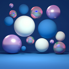 Elegant minimalism geometry background. 3d illustration, 3d rendering.
