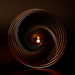 Geometric background. 3d illustration, 3d rendering.