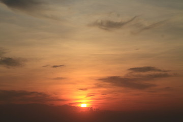 Obraz premium sunset in the sky