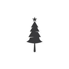 Fototapeta premium Christmas tree logo