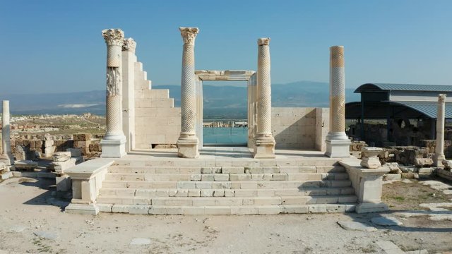 The ancient city of Laodicea. From SKY. 