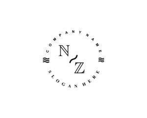 Initial NZ vintage logo template	