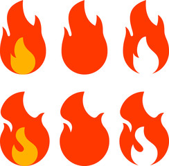 炎のアイコンセット