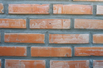 Obraz premium red brick wall background