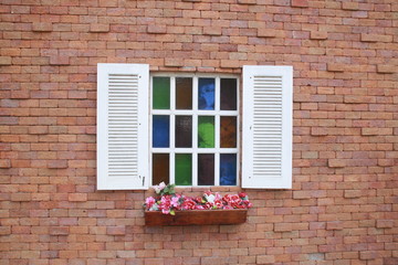 window with flowers