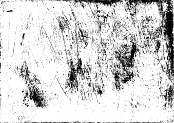 Scratched Grunge Urban Background Texture Vector. Dust Overlay Distress Grainy Grungy Effect. Distressed Backdrop Vector Illustration. Isolated Black on White Background. EPS 10.