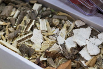 korean various herbal medicine in box