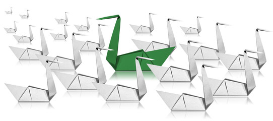 Thinking outside the box and standing out from the crowd