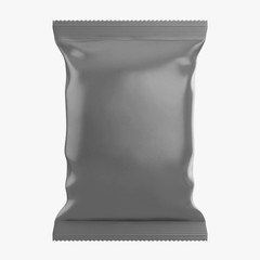 Snack Bag Chip Bag 3D Rendering