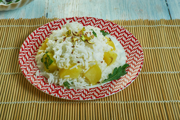 Patatesli Pirinc Pilavi