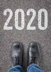 Text on the floor - 2020