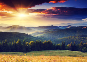 Obraz premium sunset