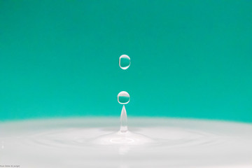 water drop photography