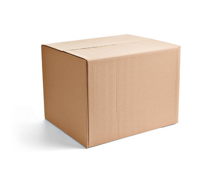 box package delivery cardboard carton