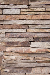 An old stacked stone wall texture