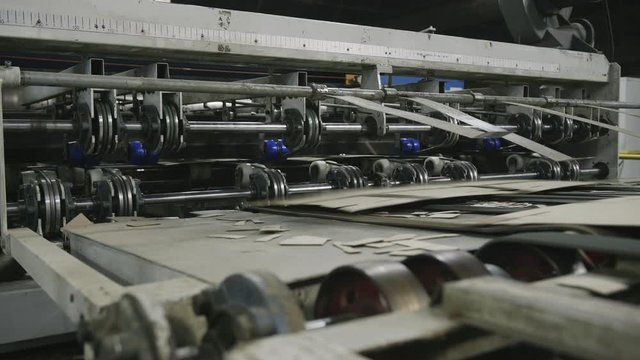 carton box making process paper mill factory