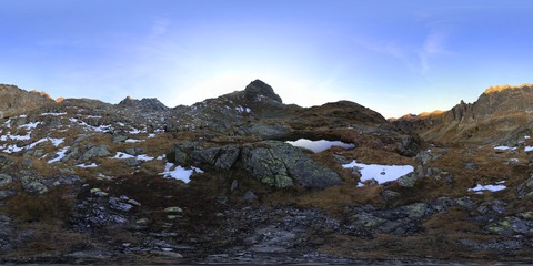 Svišťová valley in Tatra Mountains - 360 Panorama