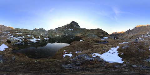 Svišťová valley in Tatra Mountains - 360 Panorama
